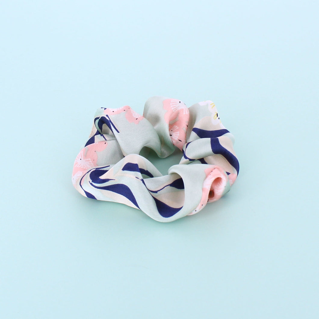 Cherry Blossom Scrunchie - Eau De Nil - Forever England