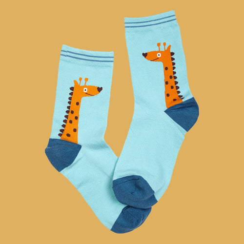 Childrens Giraffe Socks - Forever England