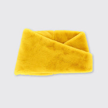 Load image into Gallery viewer, Chunky Faux Fur Snood Ochre - Forever England