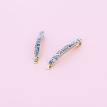 Load image into Gallery viewer, Set of 2 Granite Thin Hair Clips