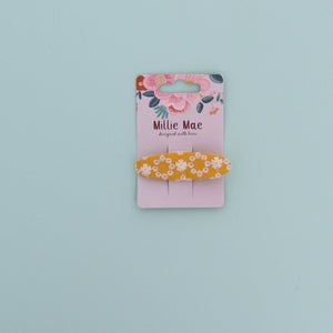 Evie Hair clip Yellow - Forever England