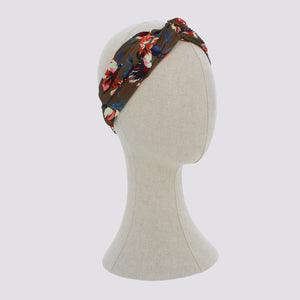 Faux Silk Floral Headband Autumn - Forever England