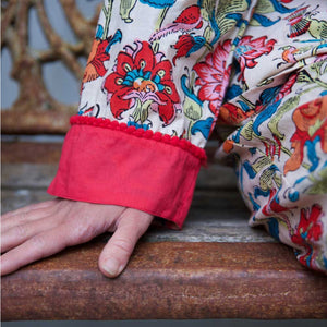 Floral Garden Print Pyjamas - Forever England