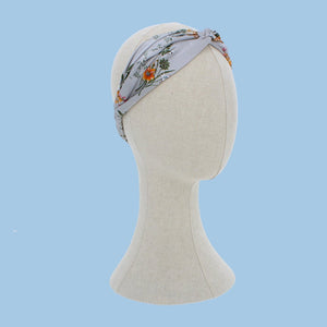 Floral Headband Grey - Forever England