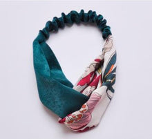 Load image into Gallery viewer, Floral Headband Teal - Forever England