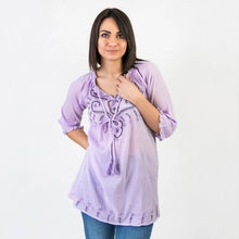 Load image into Gallery viewer, Ginny Hand Embroidered Tunic One Size - Forever England