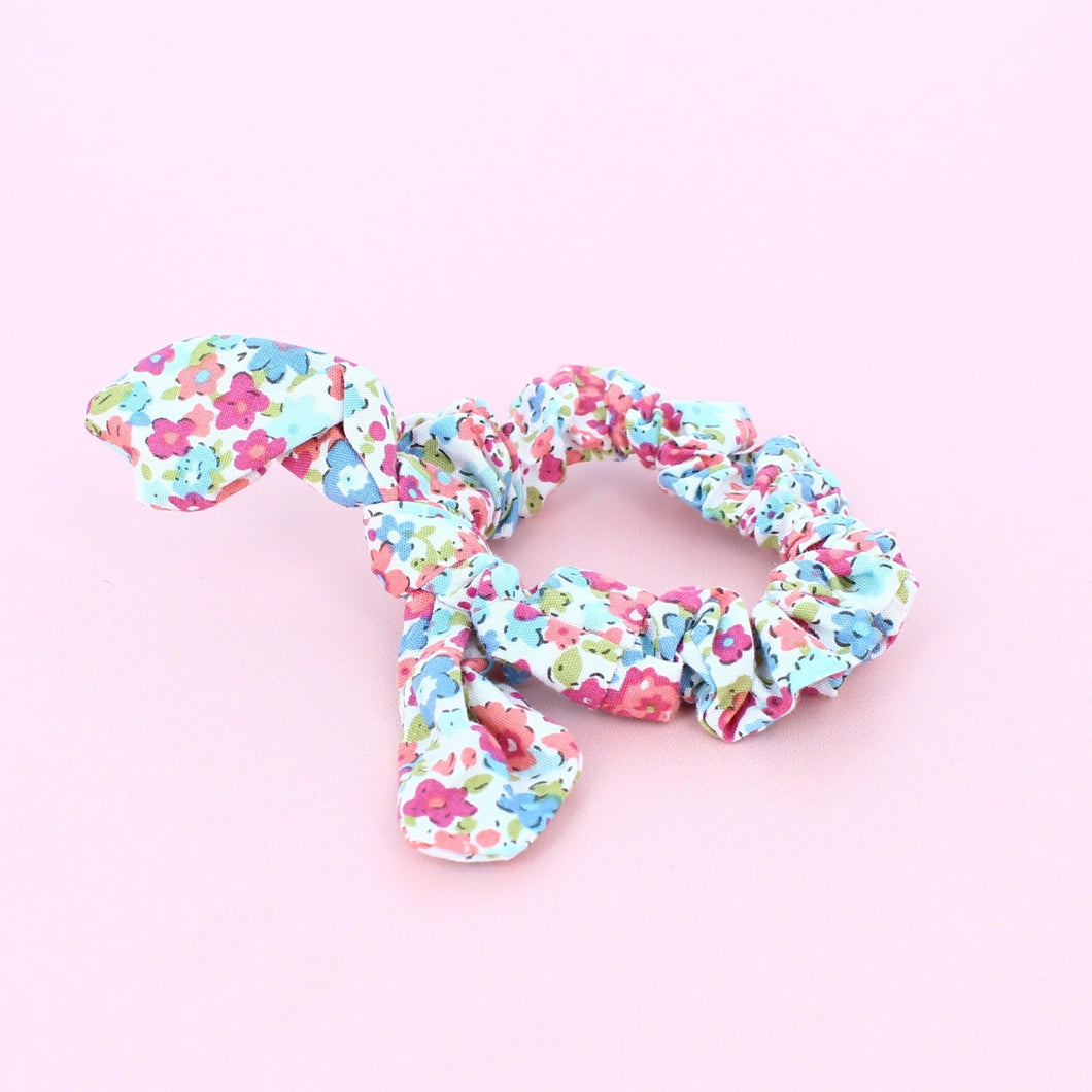 Hair Scrunchie Bow Pink - Forever England