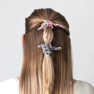 Hair Scrunchie Bow Pink - Forever England