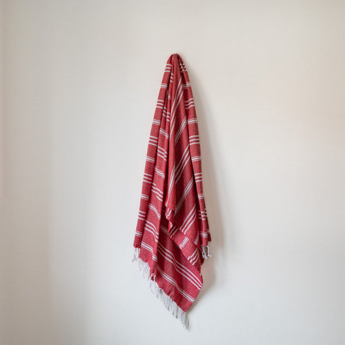 Hamman Towel Red - Forever England