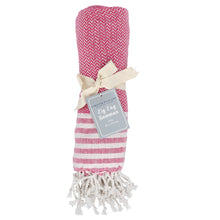 Load image into Gallery viewer, Hamman Zig Zag Throw Pink - Forever England