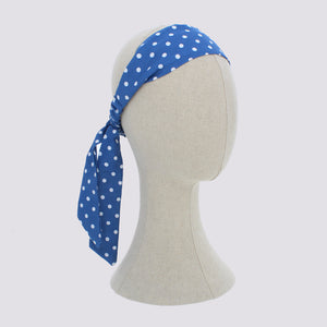 Spotty Headband Blue