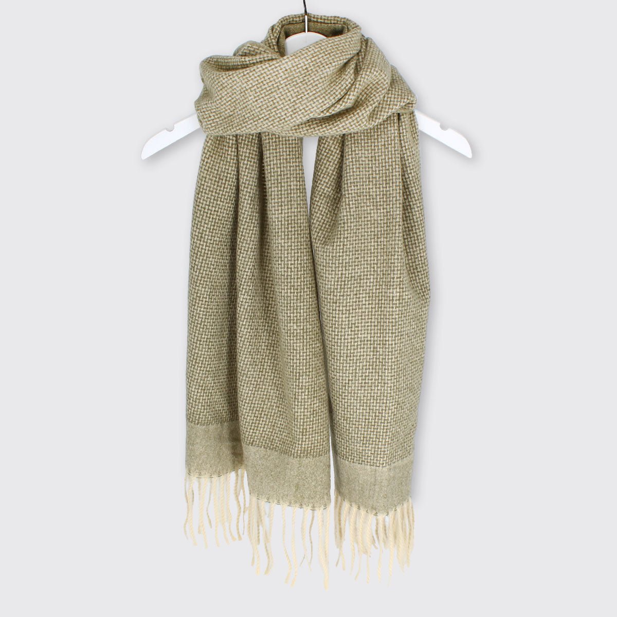 Escape To Comfort Embellished Scarf In Green • Impressions Online Boutique