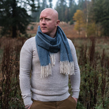 Load image into Gallery viewer, Hector Border Edge Scarf Navy - Forever England
