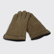 Load image into Gallery viewer, Hector Faux Suede Touch Screen Glove Green - Forever England