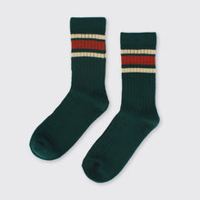 Load image into Gallery viewer, Hector Men&#39;s Stripe Sock Green - Forever England
