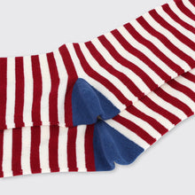 Load image into Gallery viewer, Hector Men&#39;s Stripe Socks- Royal Blue/Red - Forever England