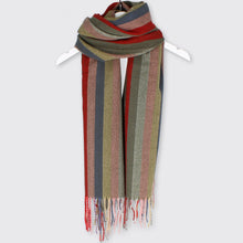Load image into Gallery viewer, Hector Striped Scarf Multi Colour - Forever England