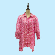 Load image into Gallery viewer, Lydia Button Shirt- Pink- L (Large) - Forever England