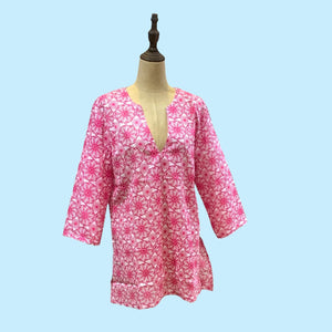 Lydia Kimono- Pink- M/L (Medium /Large) - Forever England