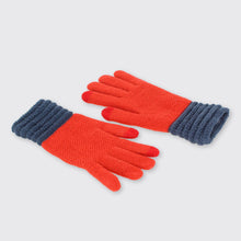 Load image into Gallery viewer, Maddie Gloves-Orange/ Blue - Forever England