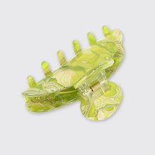Load image into Gallery viewer, Marble Medium Claw Hair Clip- Green - Forever England