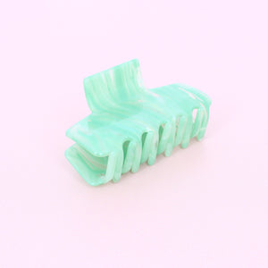 Marbled Claw Hair Clip Green - Forever England