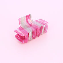 Load image into Gallery viewer, Marbled Claw Hair Clip Pink - Forever England