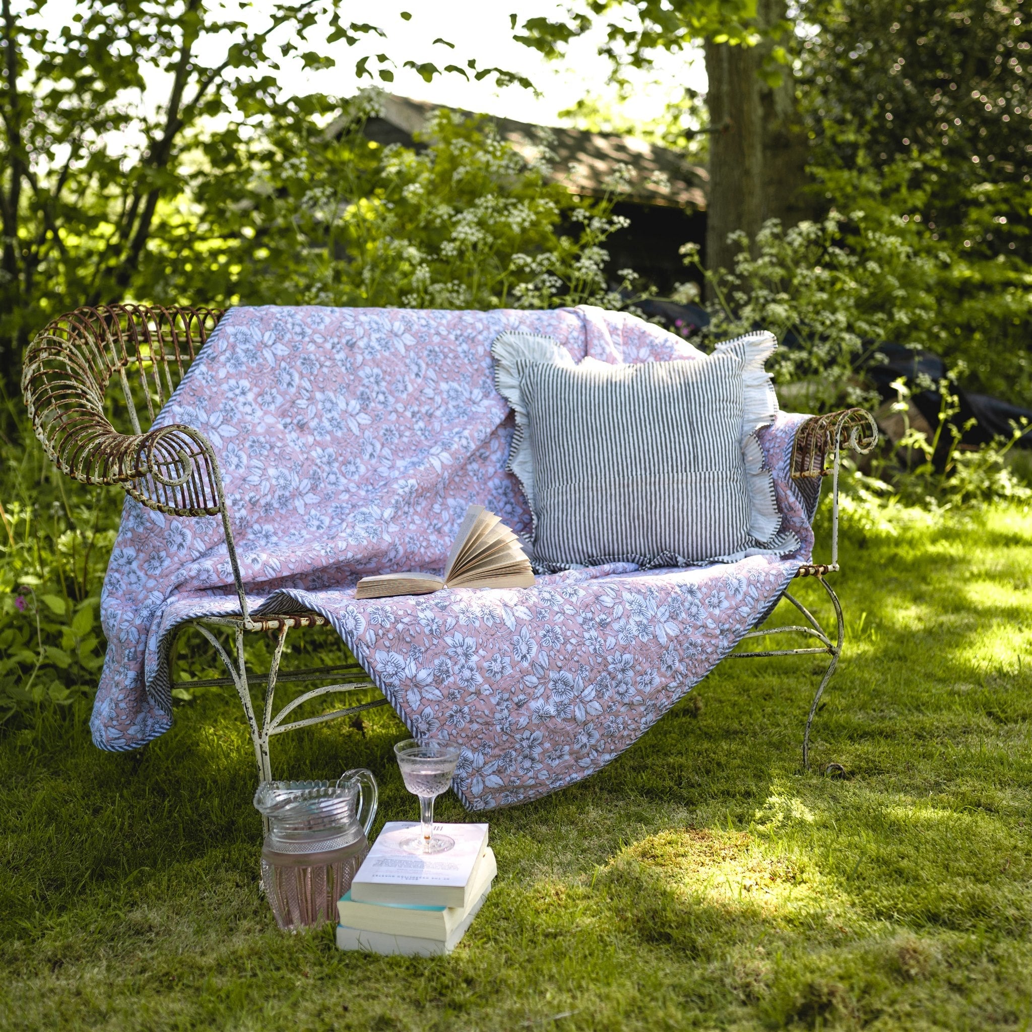 Marnhull Pink Tablecloth Range - Forever England