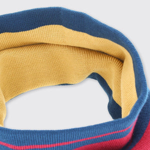 Mens Striped Snood- Navy/Red - Forever England