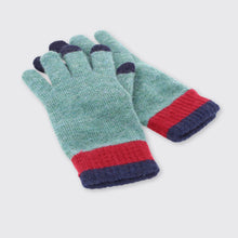 Load image into Gallery viewer, Mens Wool Blend Glove- Teal Blue - Forever England
