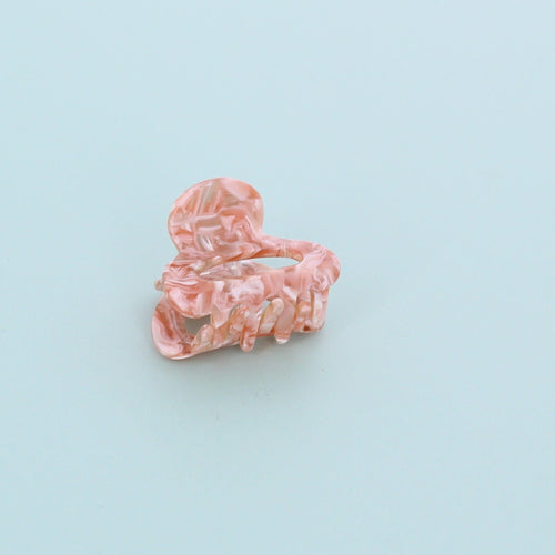 Milky Marble Small Claw clip- Pink - Forever England