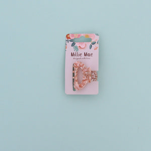 Milky Marble Small Claw clip- Pink - Forever England