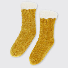 Load image into Gallery viewer, Molly Ladies Slipper Sock Ochre - Forever England