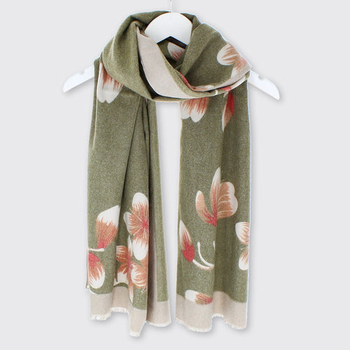 Naomi Ladies Wrap Green / Orange - Forever England