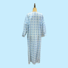 Load image into Gallery viewer, Olivia Long Kimono- Blue- M/L (Medium /Large) - Forever England