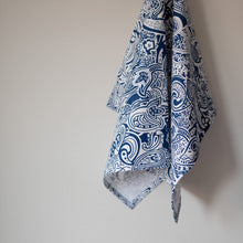 Load image into Gallery viewer, Paisley Blue Set of 2 T-Towels - Forever England