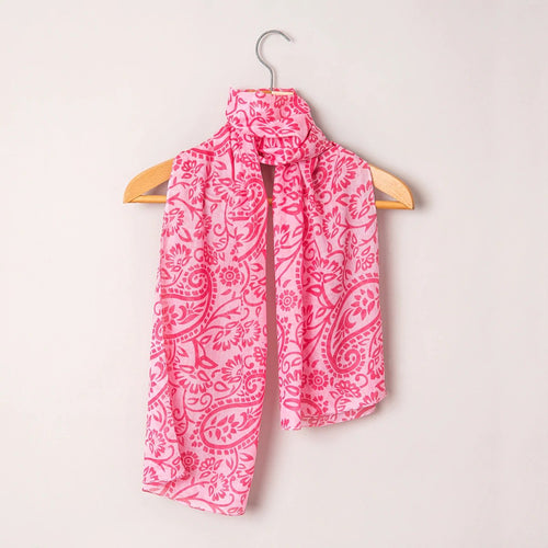Paisley Pink Scarf - Forever England