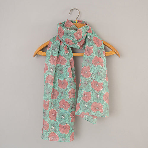 Peony Pink Scarf - Forever England