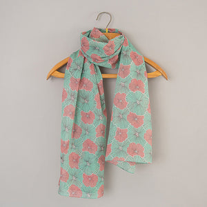 Peony Pink Scarf - Forever England