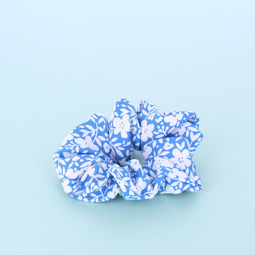 Petal Scrunchie- Blue - Forever England