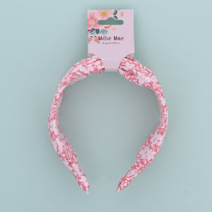Petal Wide Headband- Pink - Forever England
