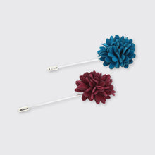 Load image into Gallery viewer, Pom Pom Pin Brooch- Teal - Forever England