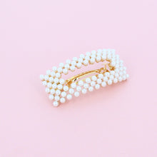 Load image into Gallery viewer, Ponytail Hair Clip Pearl Square - Forever England