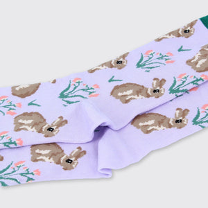 Rabbit Socks- Lilac - Forever England