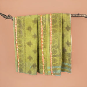 Reversible Vintage Kantha Throw - 16A - Forever England