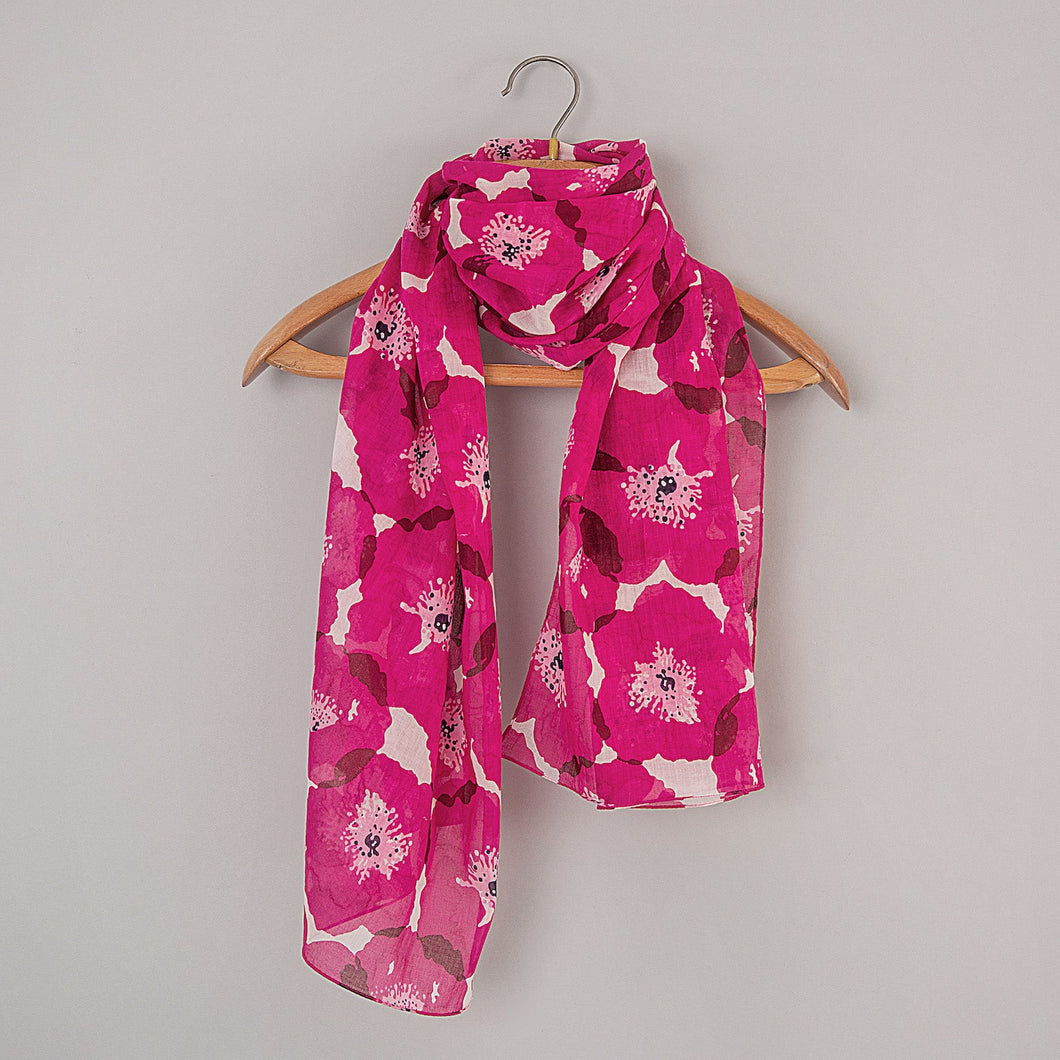 Safi Hot Pink Scarf - Forever England
