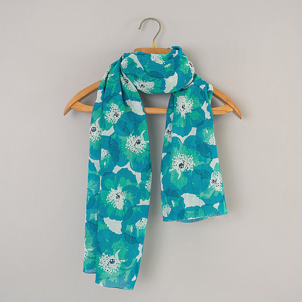 Safi Turquoise Scarf - Forever England