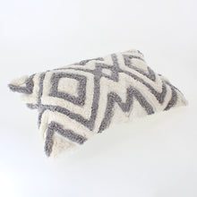 Load image into Gallery viewer, Sajani Handmade Pile Weave Cushion - Grey - Forever England