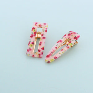 Set of 2 Ditsy Floral Hair clips - Forever England