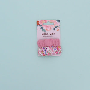 Set of 2 Polly Hair clips- Pink - Forever England